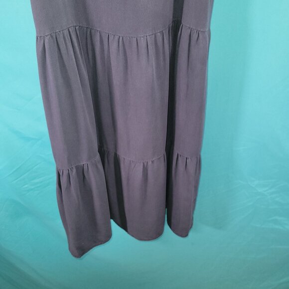 Splendid Collection Navy Blue Sleeveless V-Neck Tiered Dress XS - Picture 9 of 11